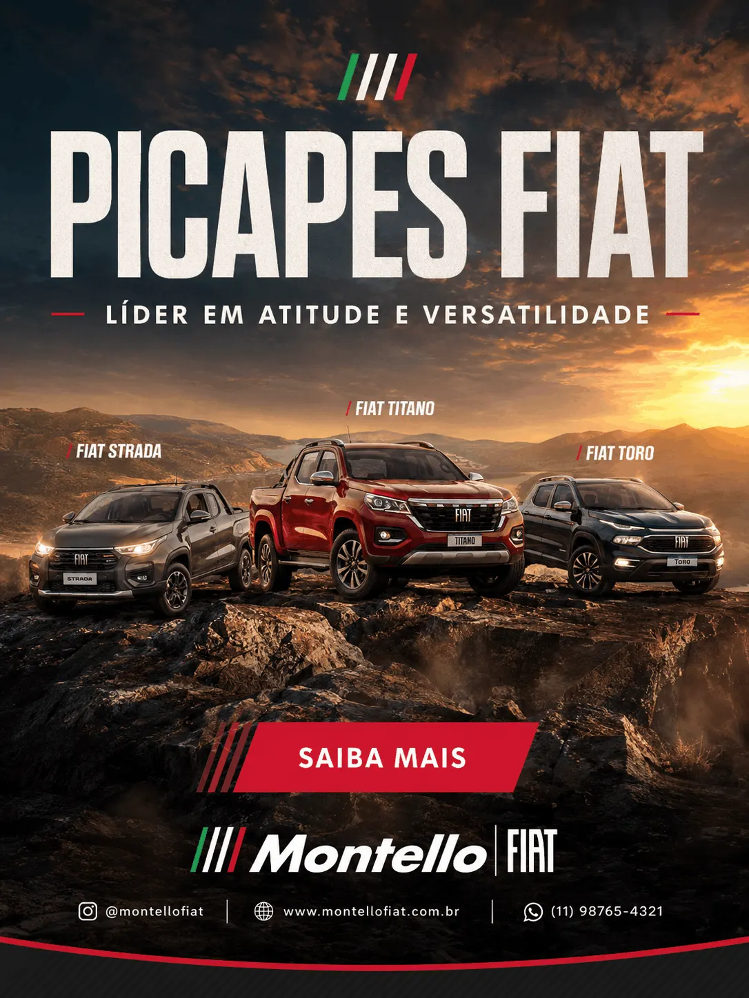 Campanha Montello Fiat - Picapes Fiat