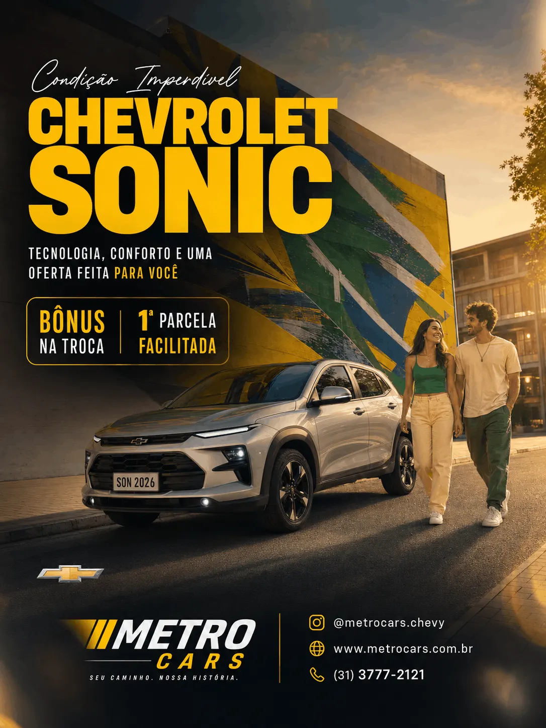 Campanha Metro Cars - Chevrolet Sonic
